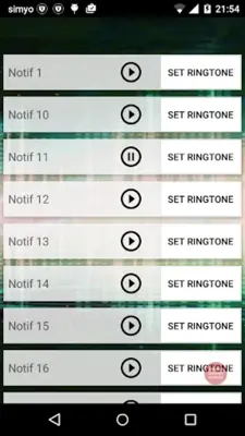 Notification & message sounds android App screenshot 0