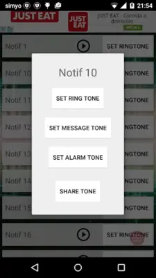 Notification & message sounds android App screenshot 1