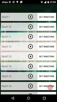 Notification & message sounds android App screenshot 2
